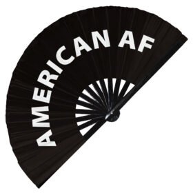 American AF - Clack Folding Rave & Festival Hand Fan
