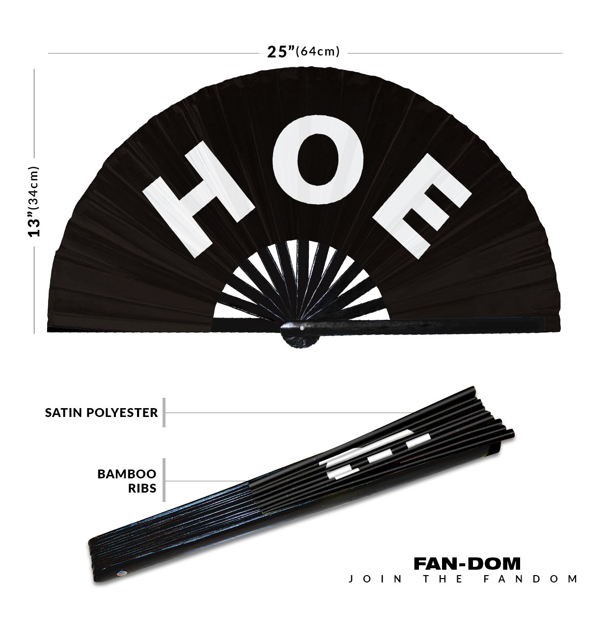 Hoe - Clack Folding Rave & Festival Hand Fan - Image 10