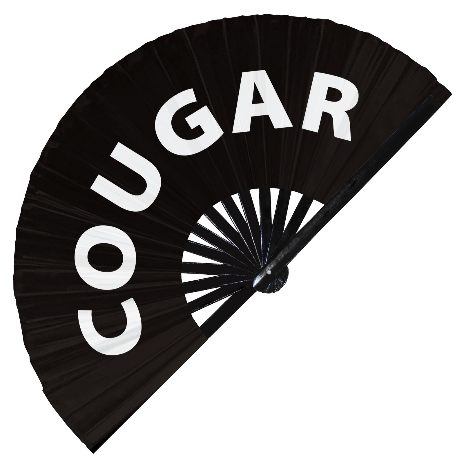 Cougar - Clack Folding Rave & Festival Hand Fan