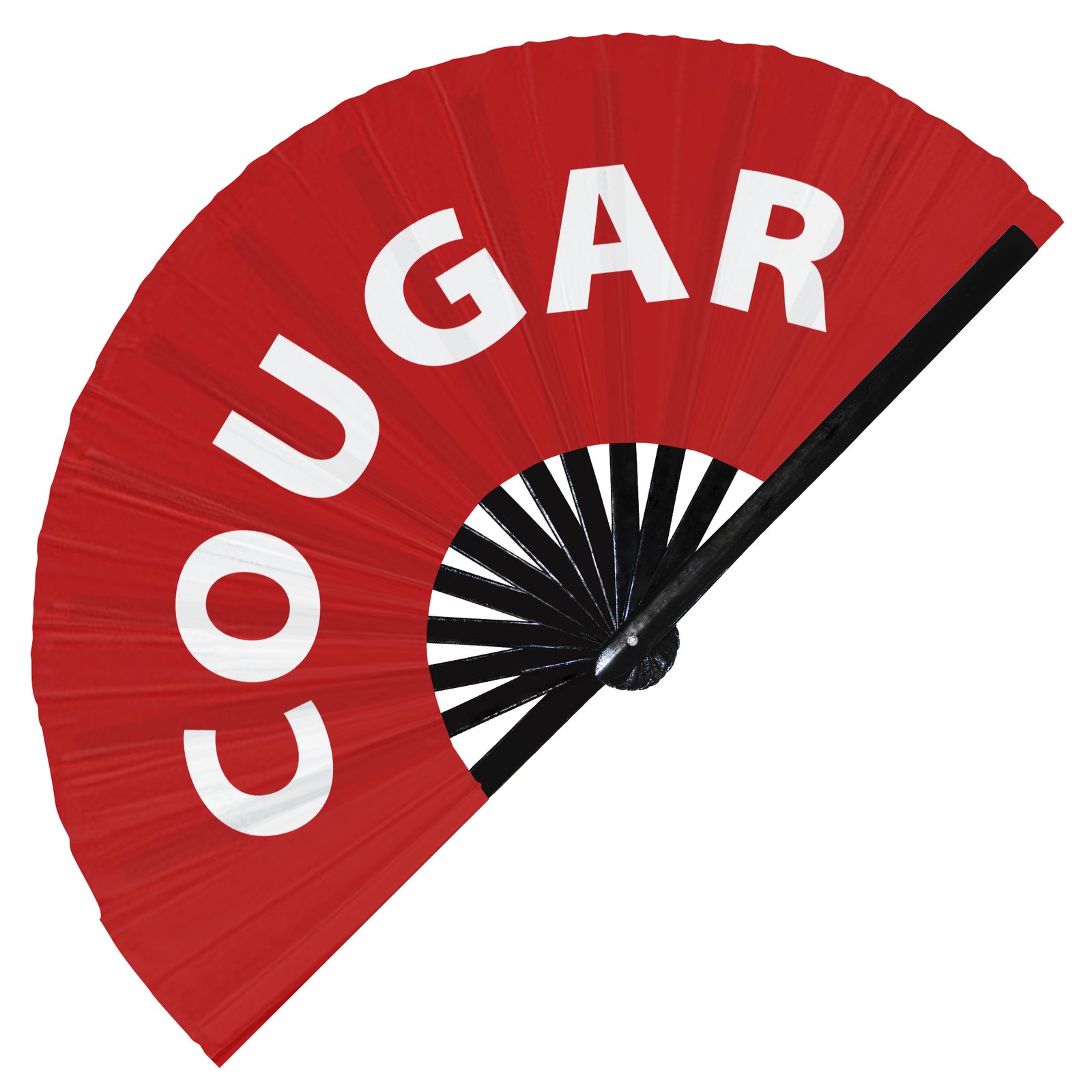 Cougar - Clack Folding Rave & Festival Hand Fan - Image 8