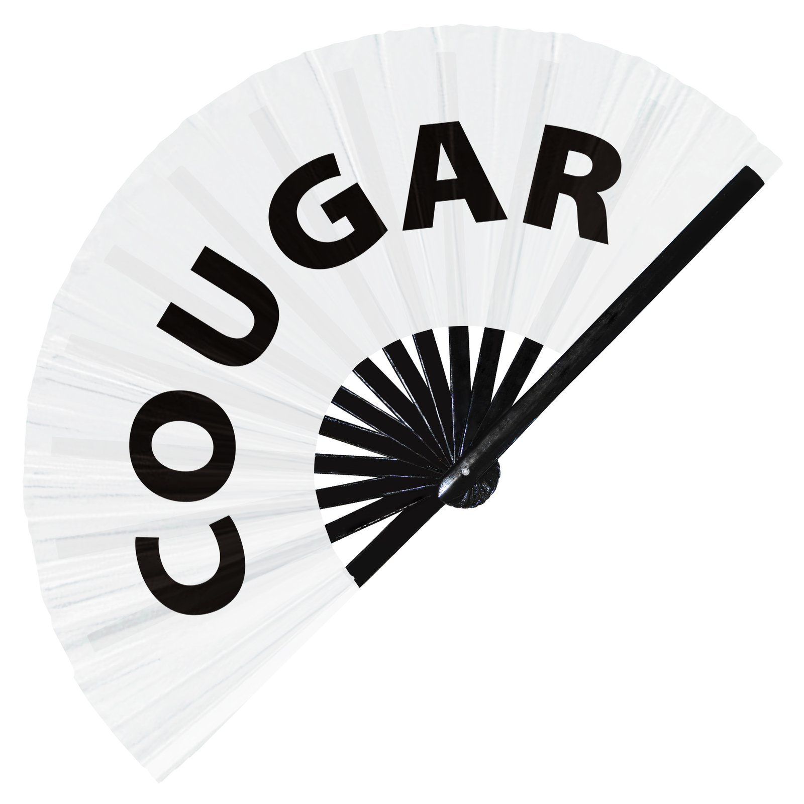 Cougar - Clack Folding Rave & Festival Hand Fan - Image 9