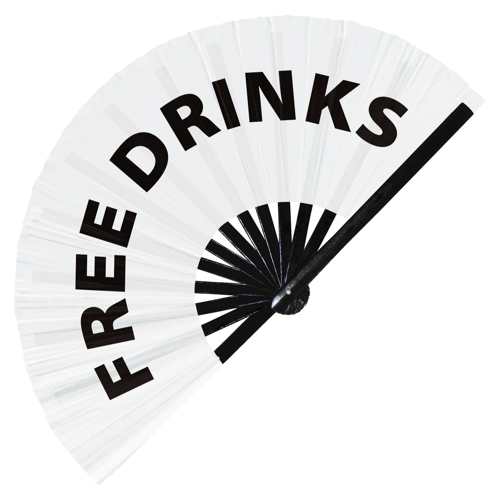 Free drinks - Clack Folding Rave & Festival Hand Fan - Image 9