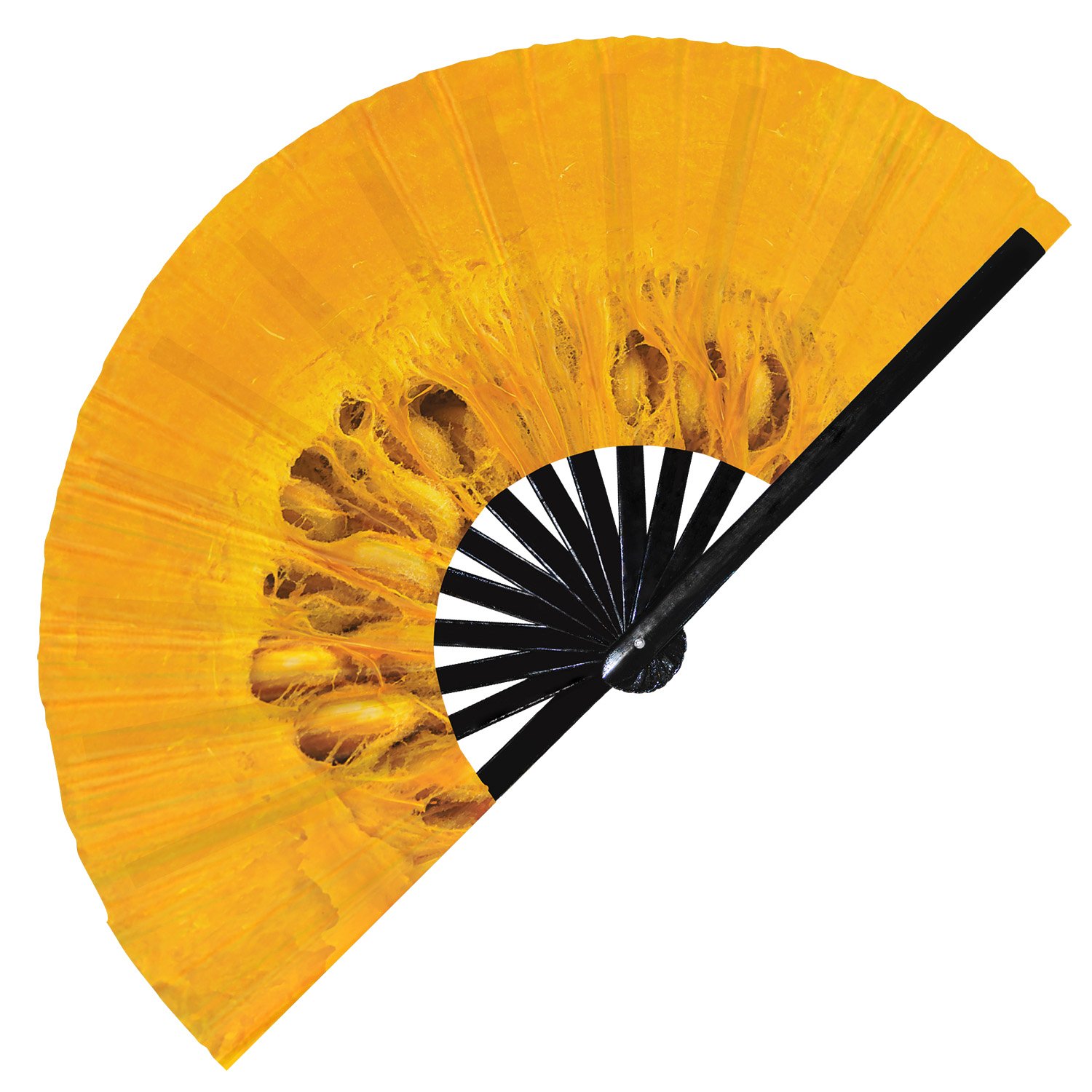 Vegetables Banana Brocolli Cabbage Tomato Potato - Clack Folding Rave & Festival Hand Fan - Image 12