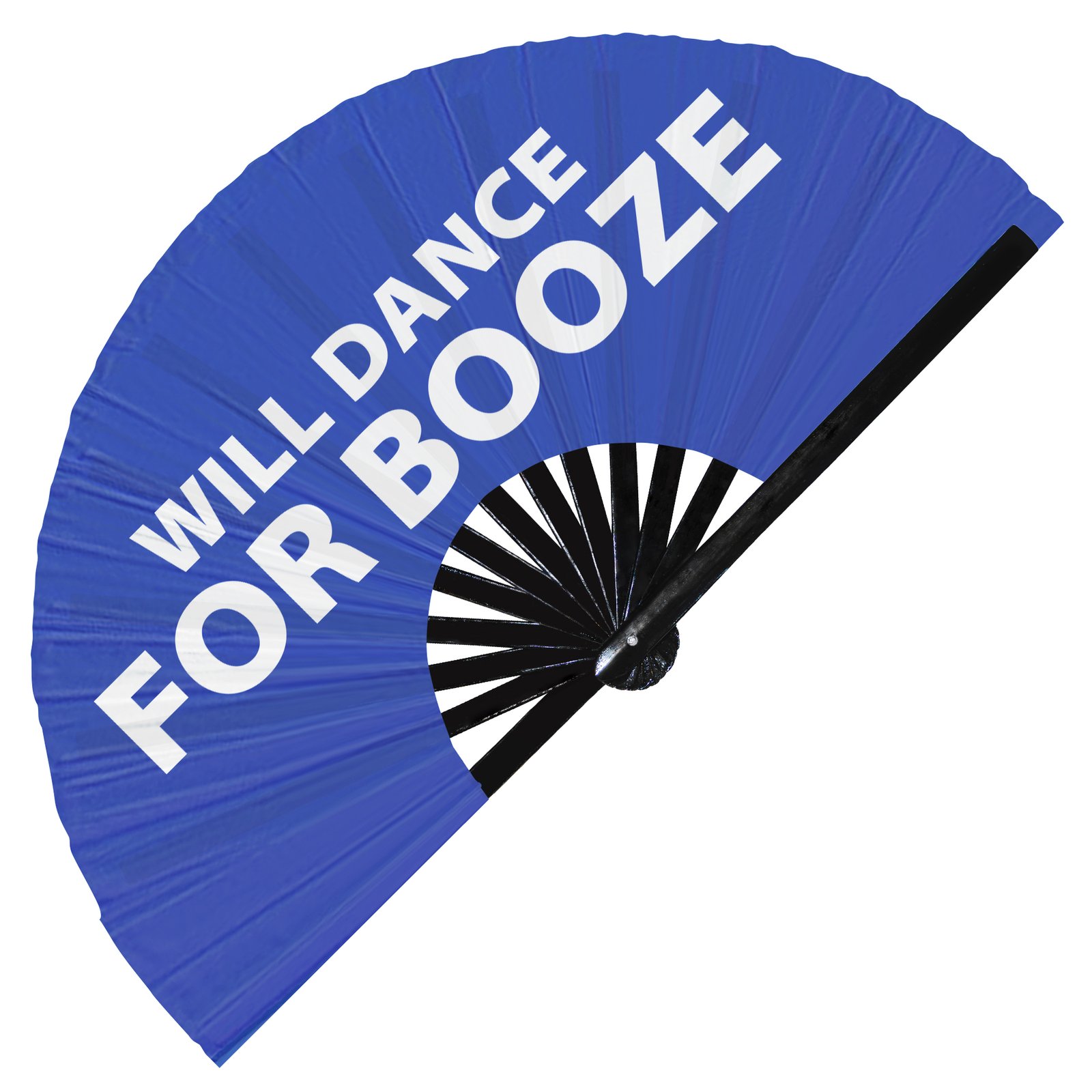 Will dance for booze - Clack Folding Rave & Festival Hand Fan - Image 5