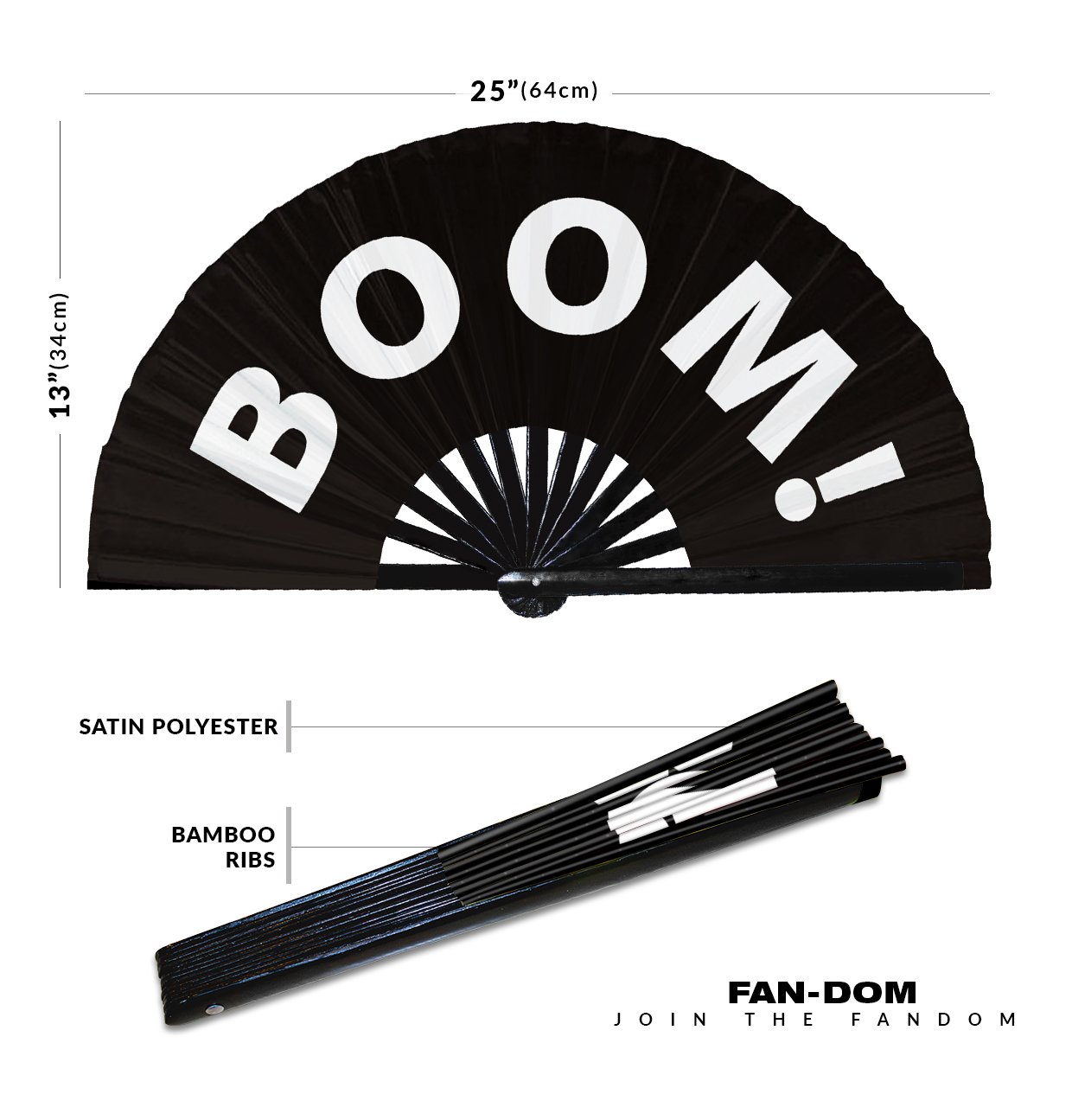 Boom! - Clack Folding Rave & Festival Hand Fan - Image 10