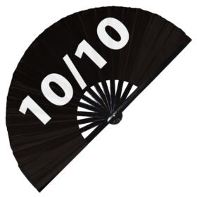 10/10 - Clack Folding Rave & Festival Hand Fan
