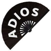 Adios - Clack Folding Rave & Festival Hand Fan