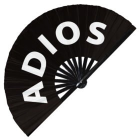 Adios - Clack Folding Rave & Festival Hand Fan