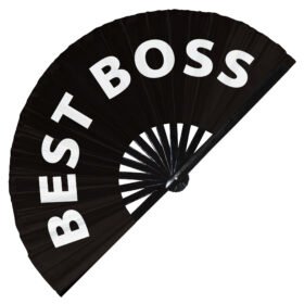 Best Boss - Clack Folding Rave & Festival Hand Fan
