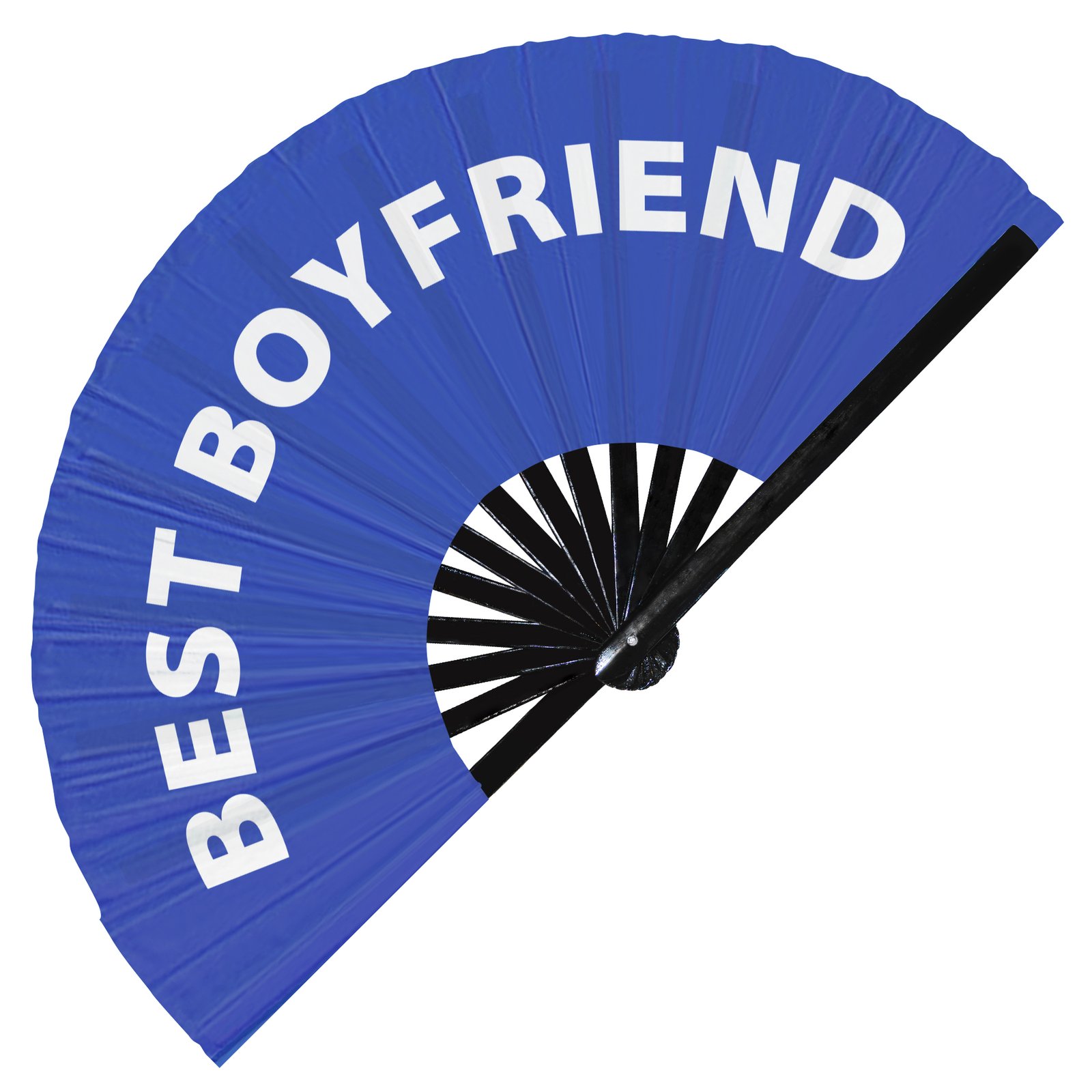 Best Boyfriend - Clack Folding Rave & Festival Hand Fan - Image 3