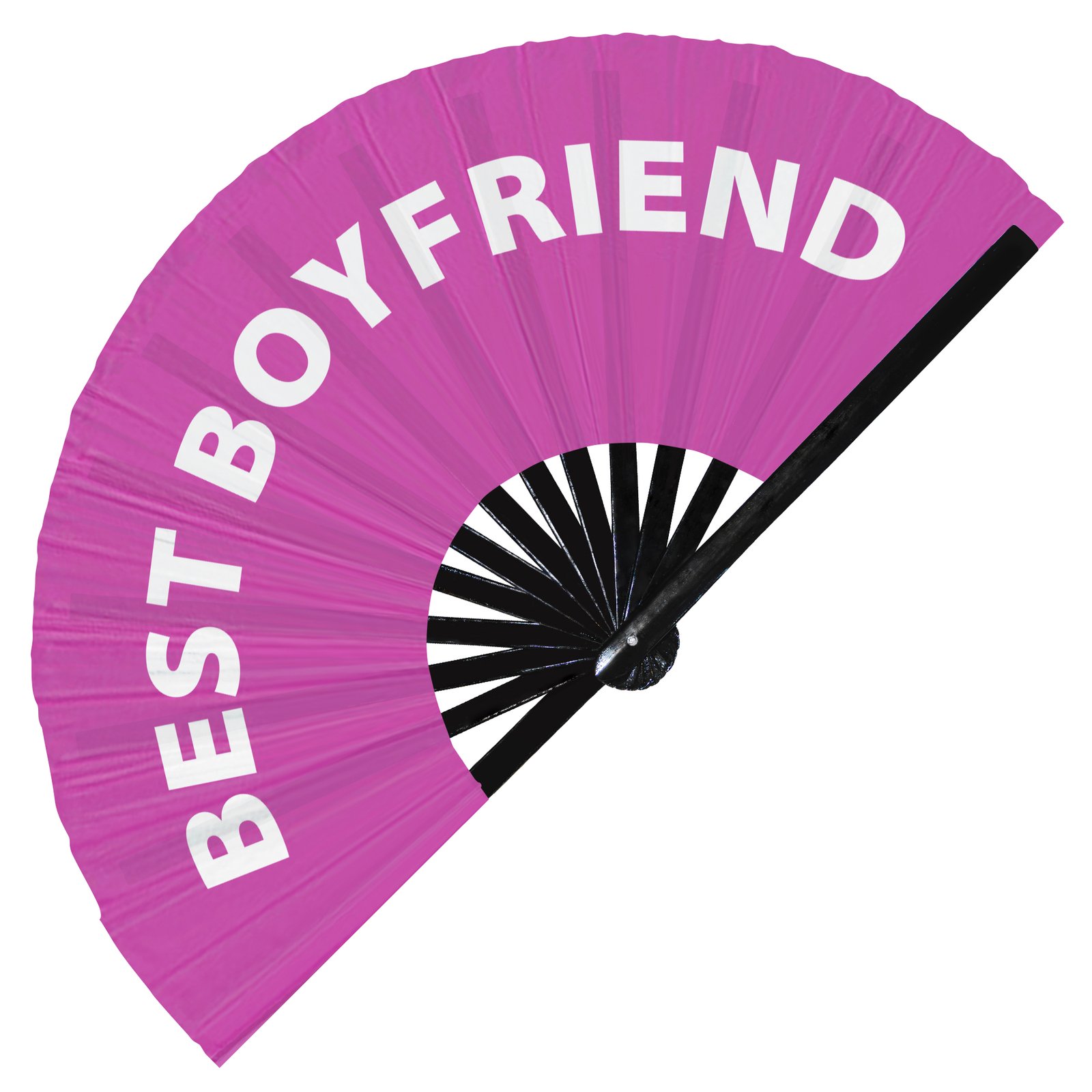 Best Boyfriend - Clack Folding Rave & Festival Hand Fan - Image 5