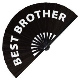 Best Brother - Clack Folding Rave & Festival Hand Fan
