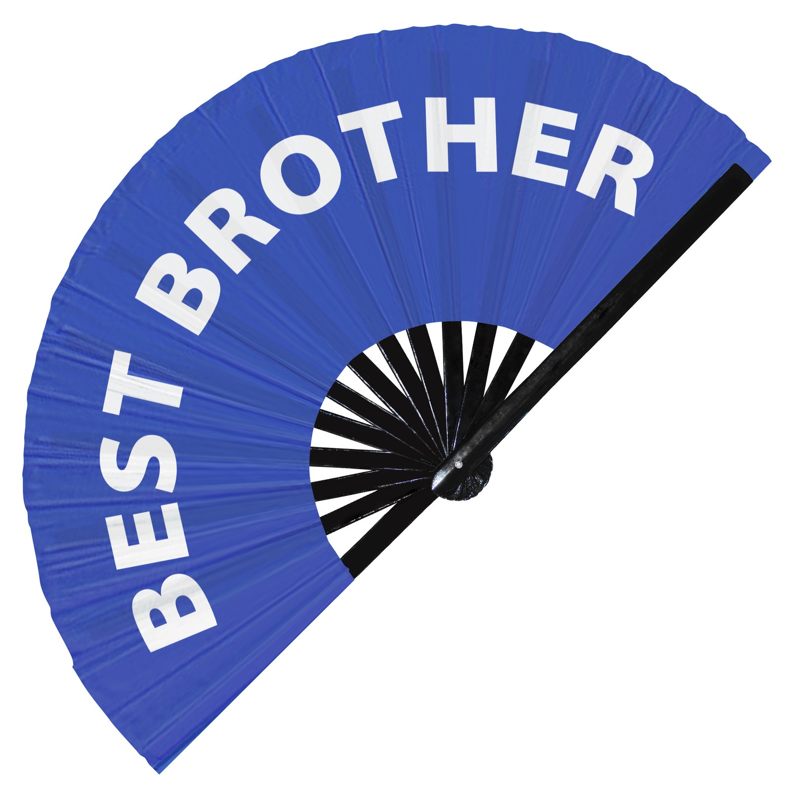 Best Brother - Clack Folding Rave & Festival Hand Fan - Image 3