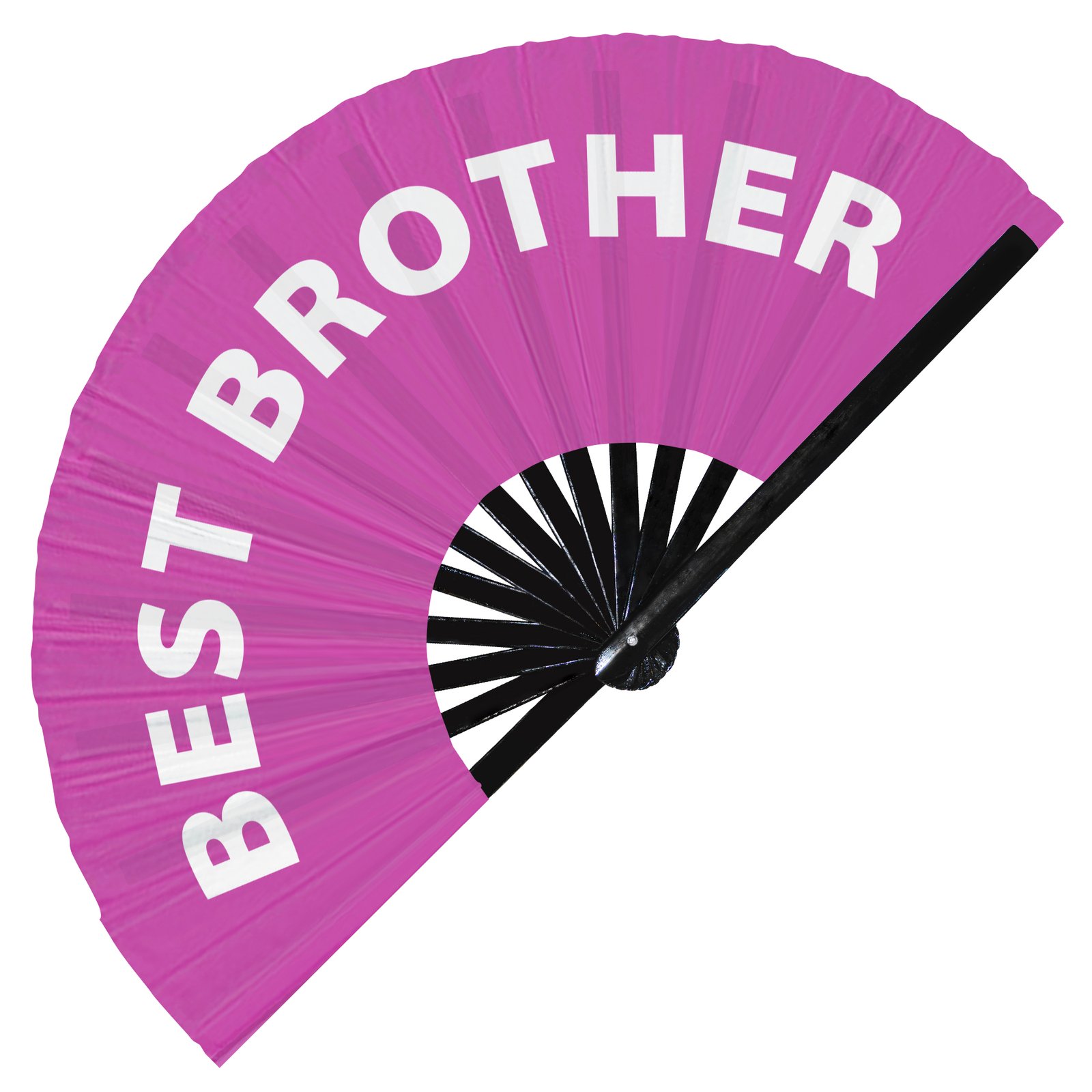 Best Brother - Clack Folding Rave & Festival Hand Fan - Image 5