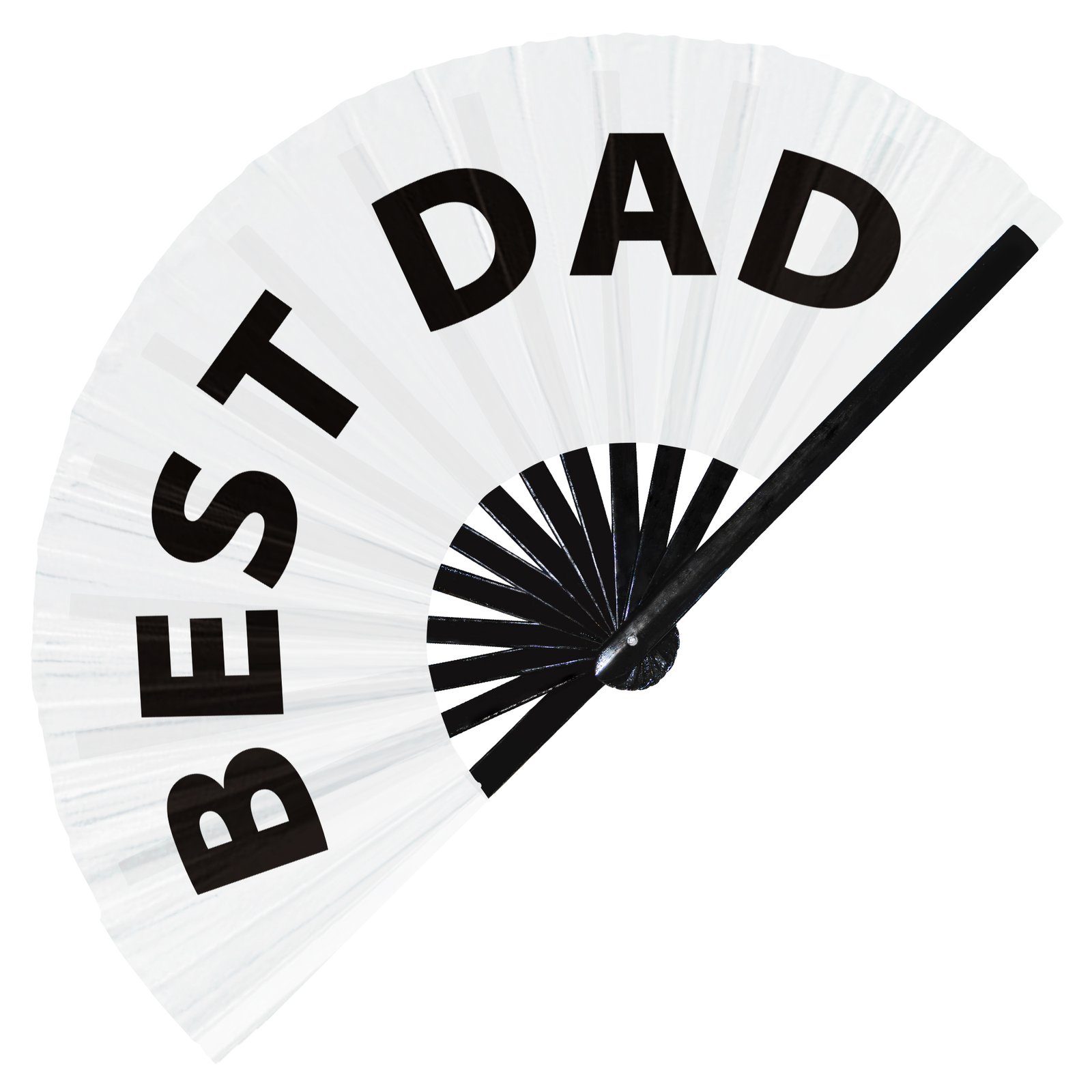 Best Dad - Clack Folding Rave & Festival Hand Fan - Image 8