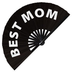 Best Mom - Clack Folding Rave & Festival Hand Fan