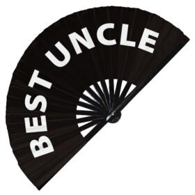 Best Uncle - Clack Folding Rave & Festival Hand Fan