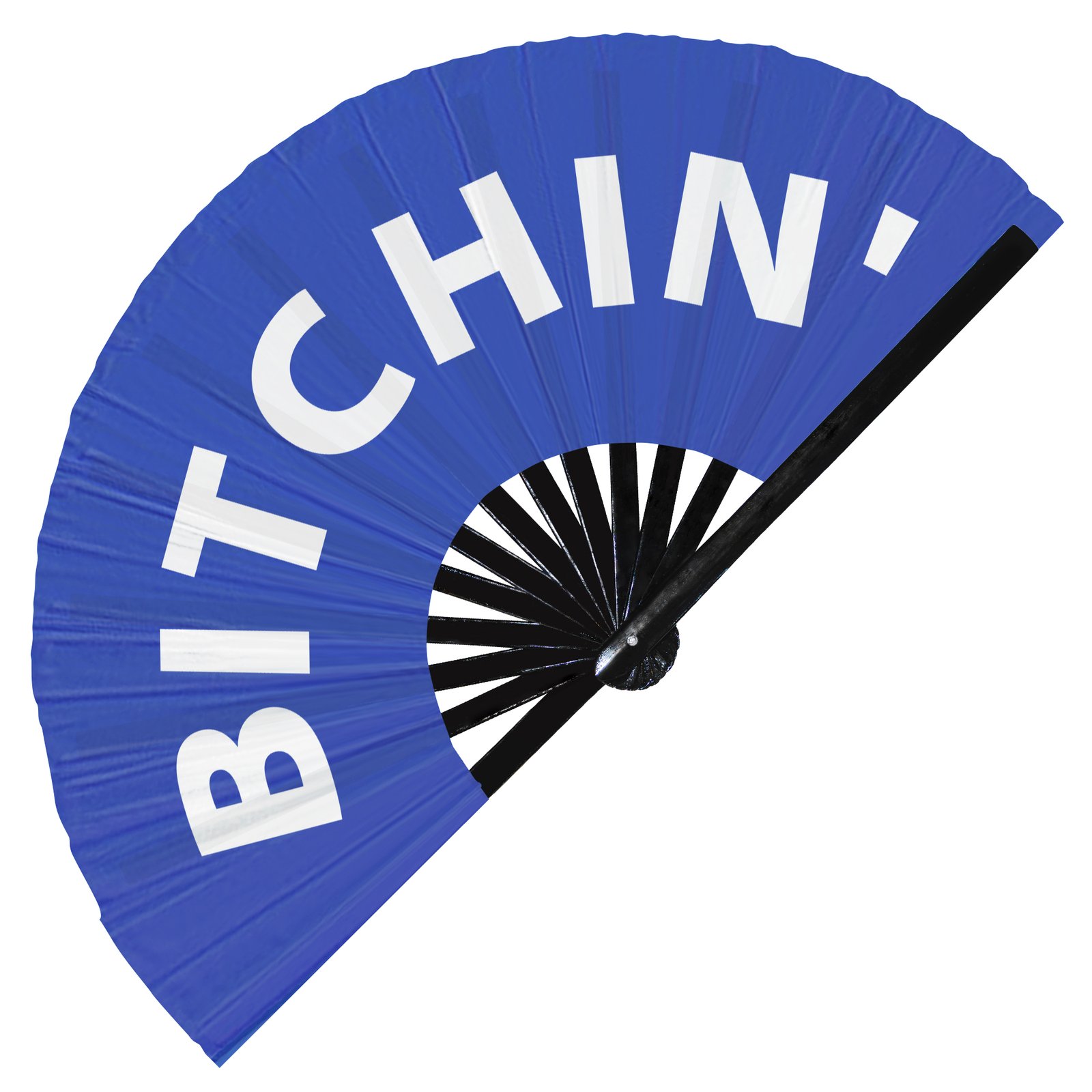 Bitchin' - Clack Folding Rave & Festival Hand Fan - Image 4