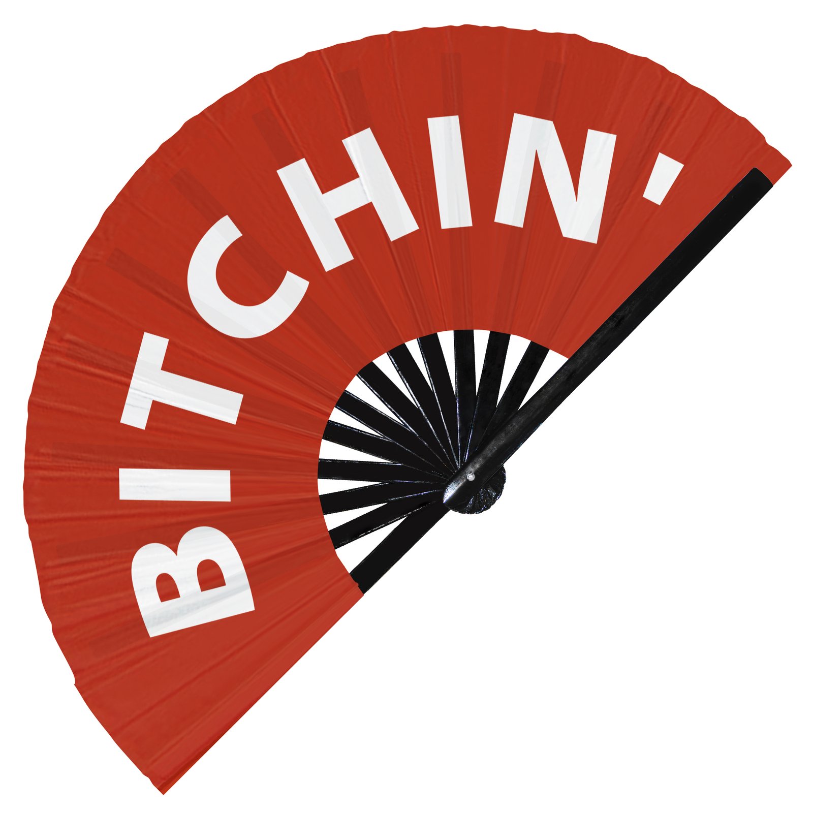 Bitchin' - Clack Folding Rave & Festival Hand Fan - Image 8
