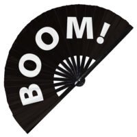 Boom! - Clack Folding Rave & Festival Hand Fan