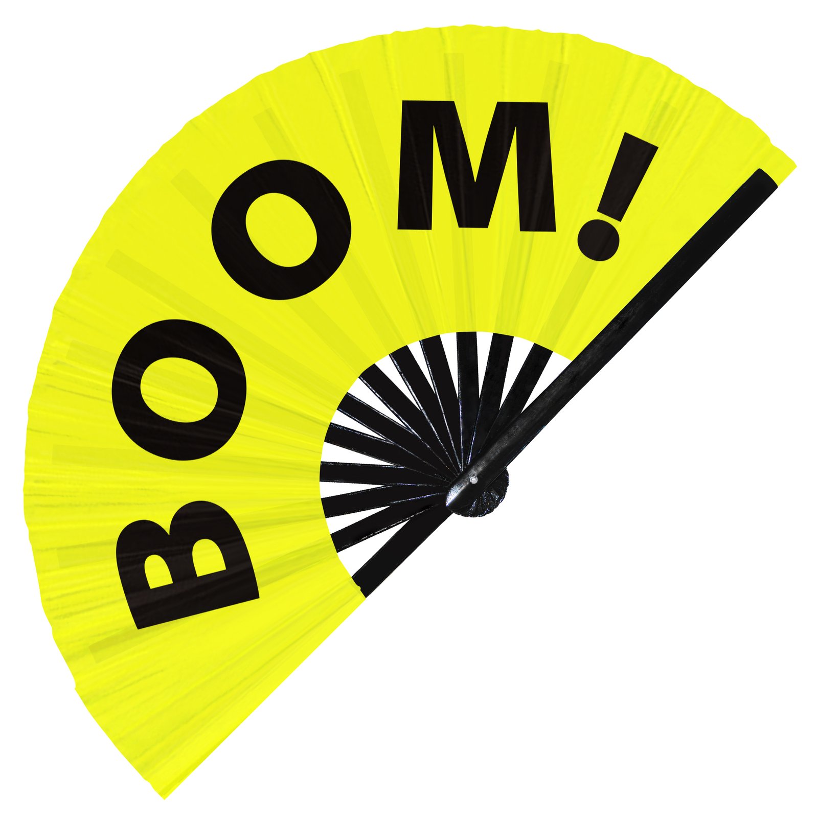 Boom! - Clack Folding Rave & Festival Hand Fan - Image 2