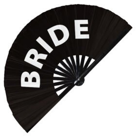Bride - Clack Folding Rave & Festival Hand Fan