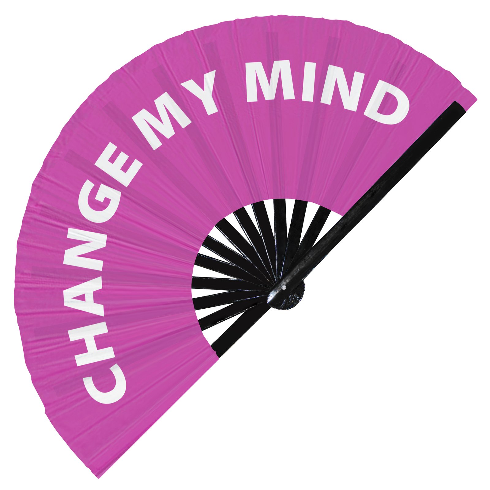 Change My Mind - Clack Folding Rave & Festival Hand Fan - Image 6