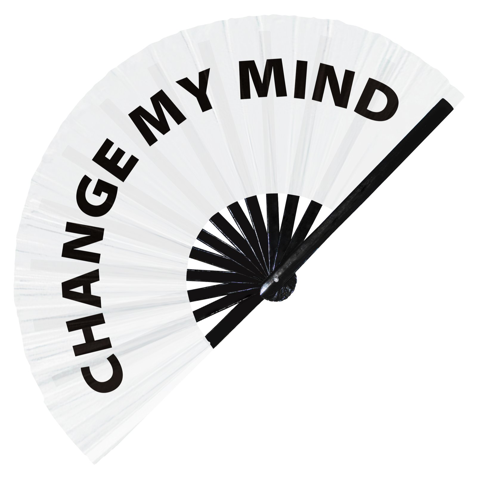 Change My Mind - Clack Folding Rave & Festival Hand Fan - Image 9