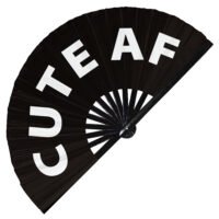 Cute AF - Clack Folding Rave & Festival Hand Fan