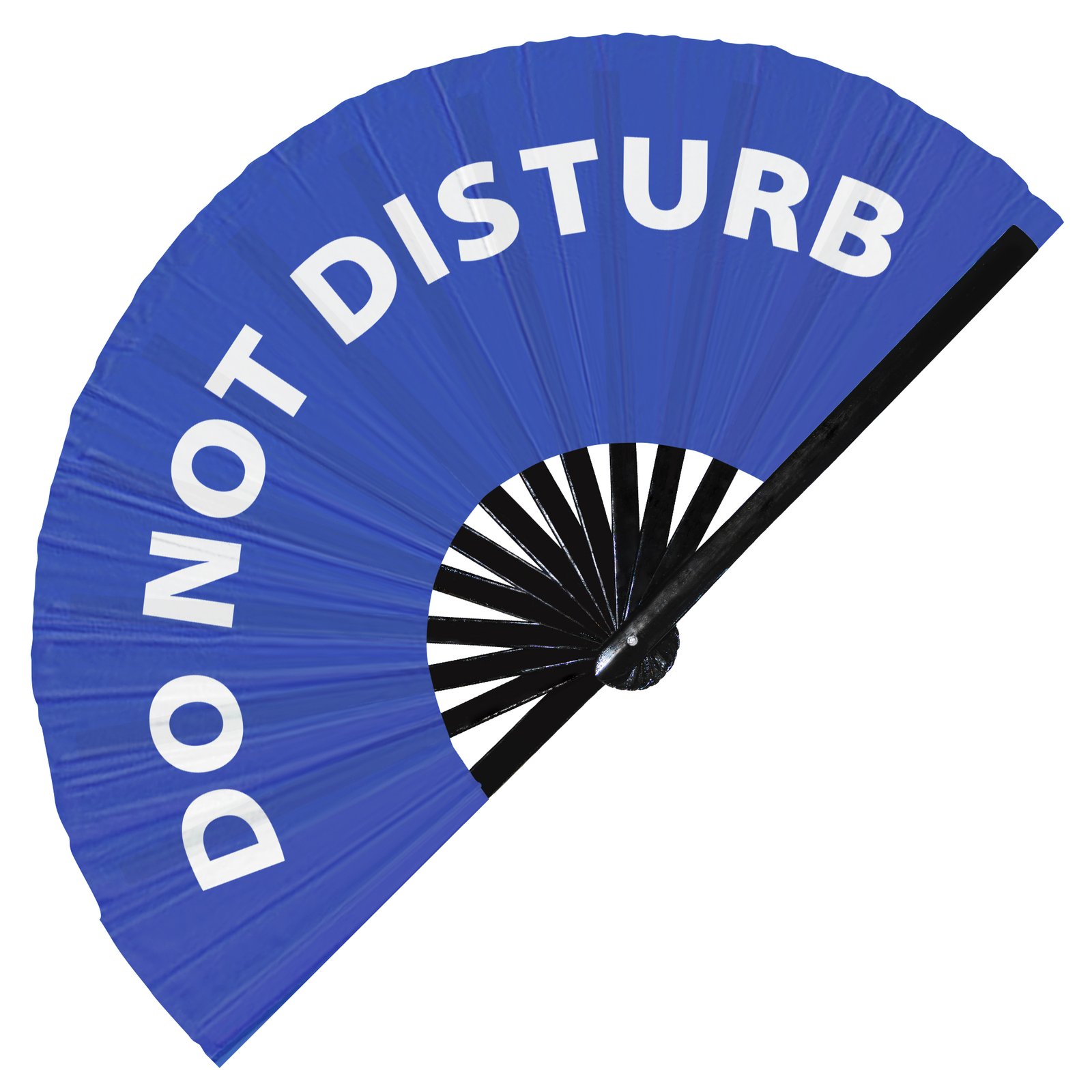 Do Not Disturb - Clack Folding Rave & Festival Hand Fan - Image 4