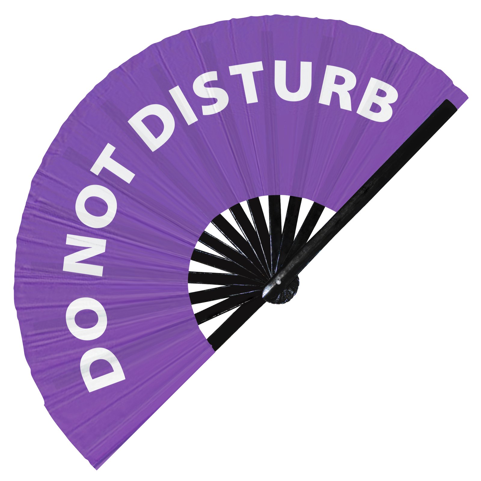 Do Not Disturb - Clack Folding Rave & Festival Hand Fan - Image 7