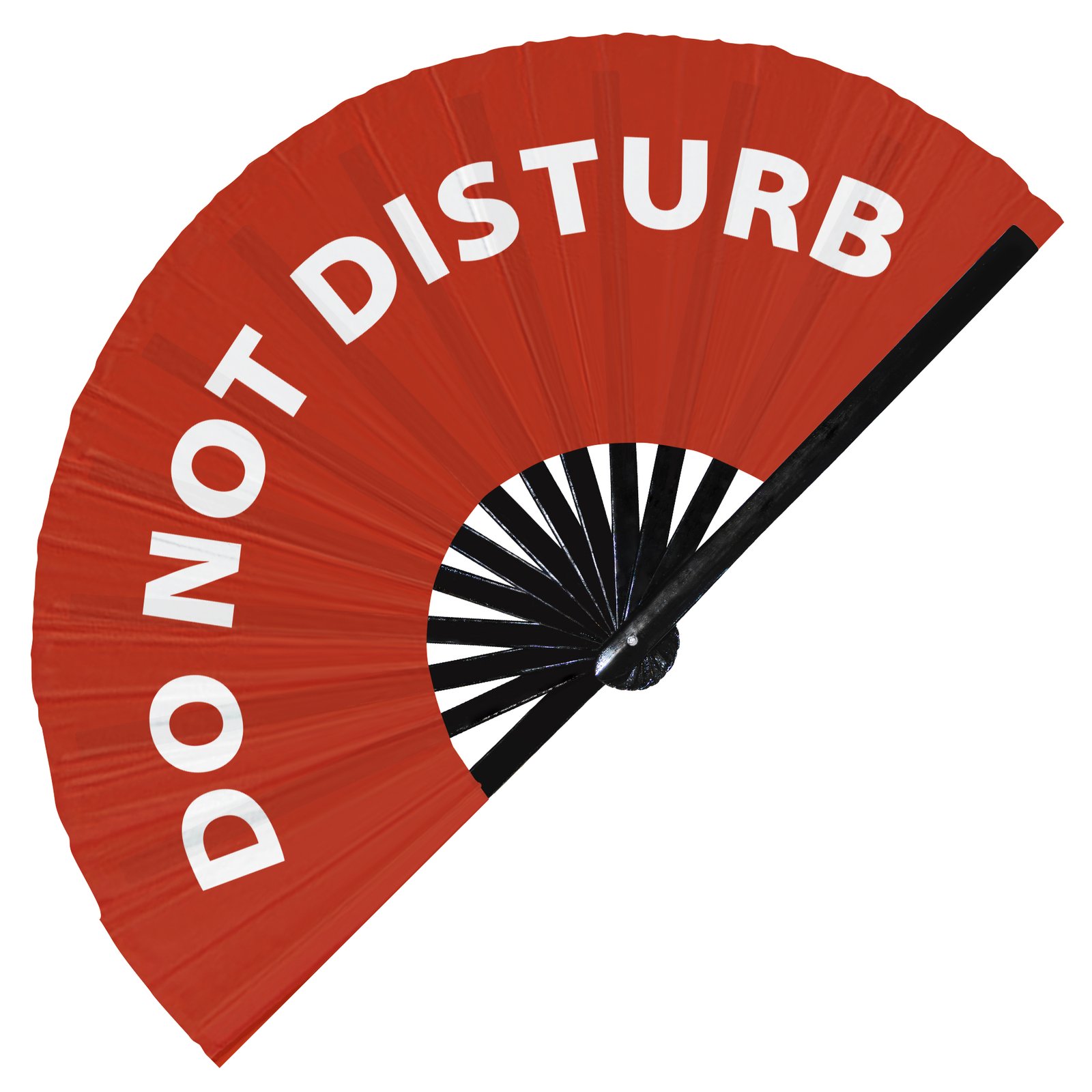 Do Not Disturb - Clack Folding Rave & Festival Hand Fan - Image 8