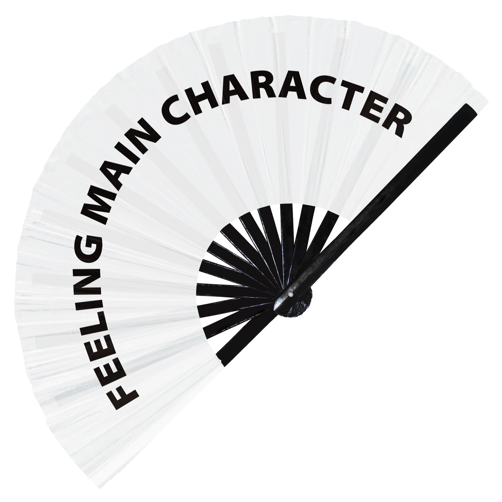 Feeling Main Character - Clack Folding Rave & Festival Hand Fan - Image 8