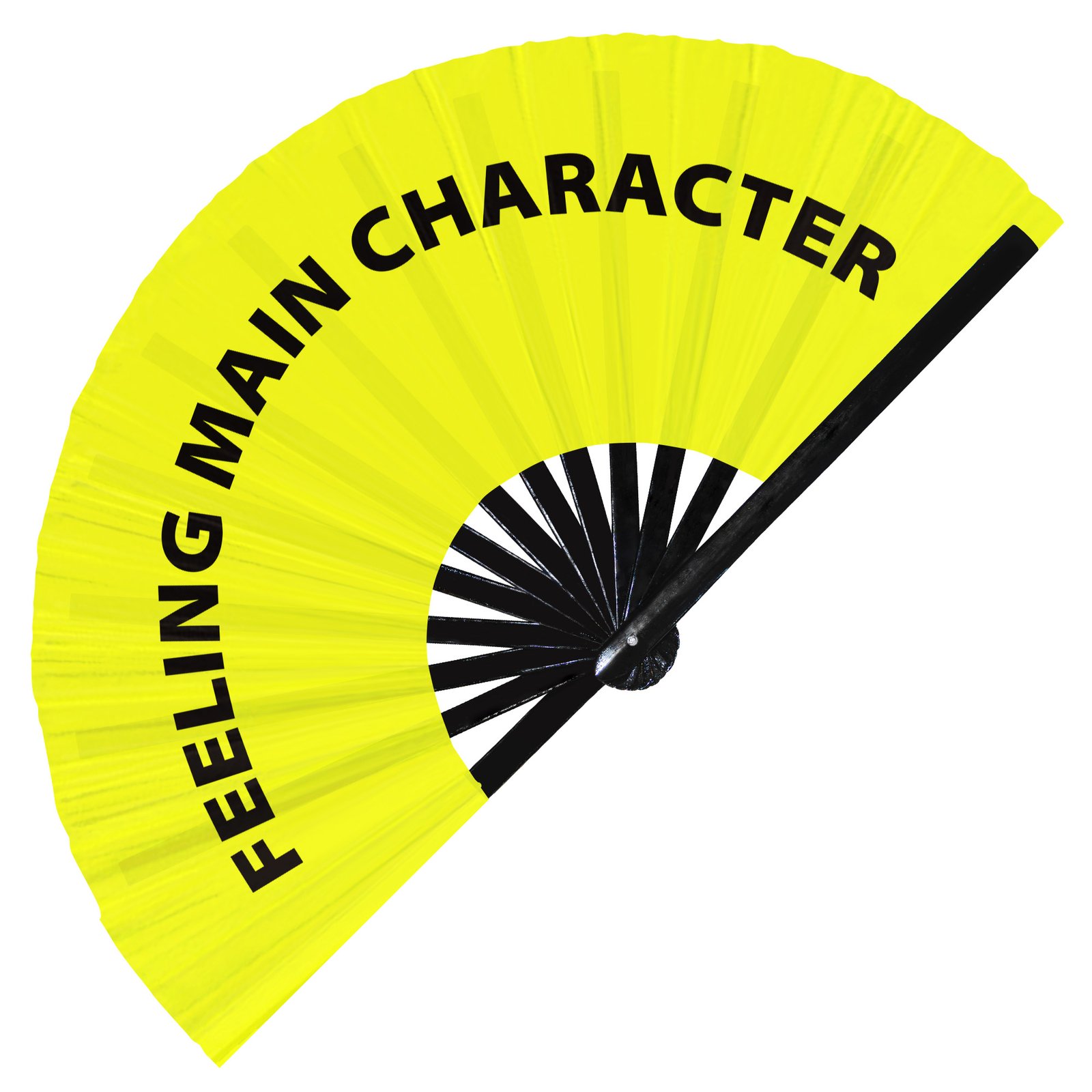 Feeling Main Character - Clack Folding Rave & Festival Hand Fan - Image 9