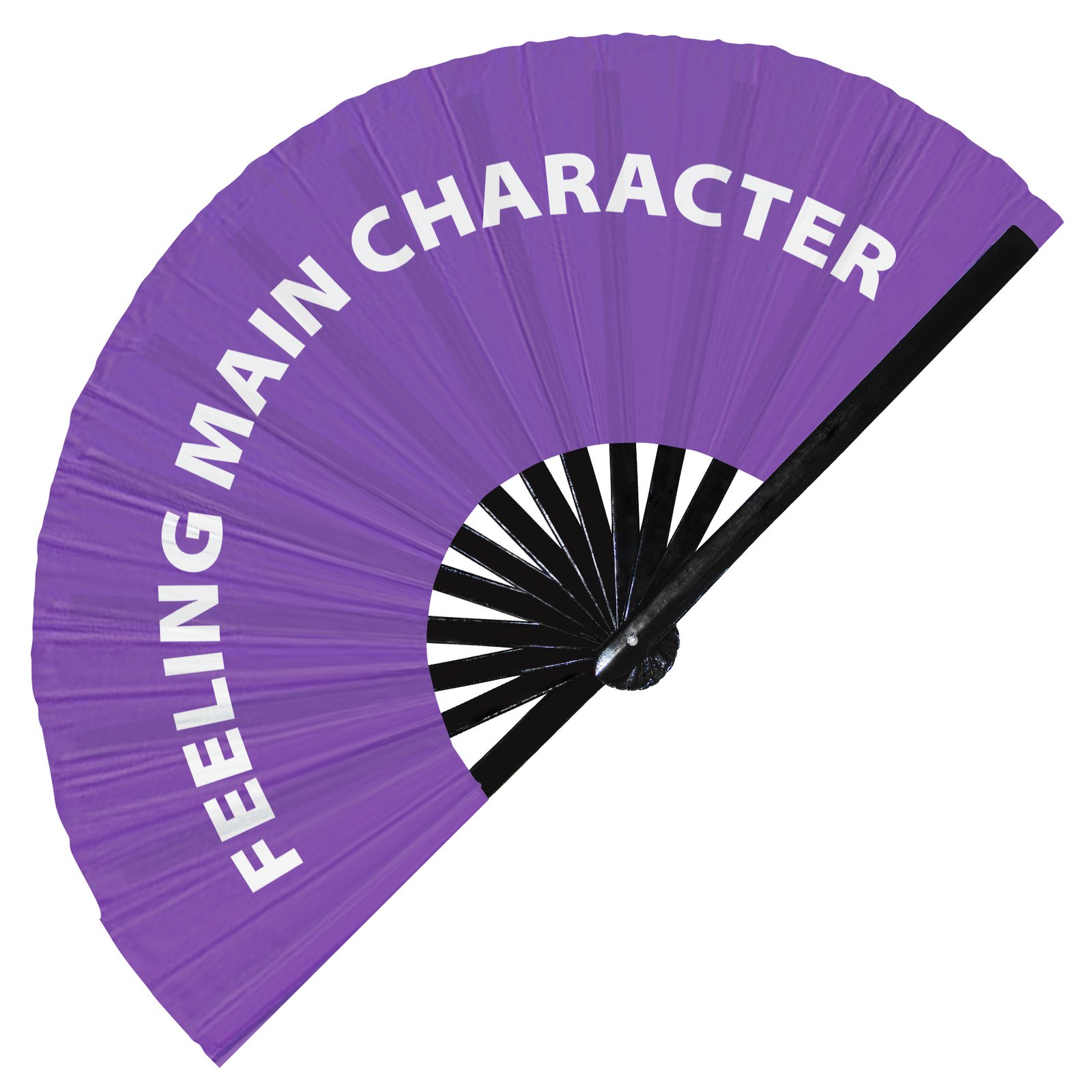 Feeling Main Character - Clack Folding Rave & Festival Hand Fan - Image 6
