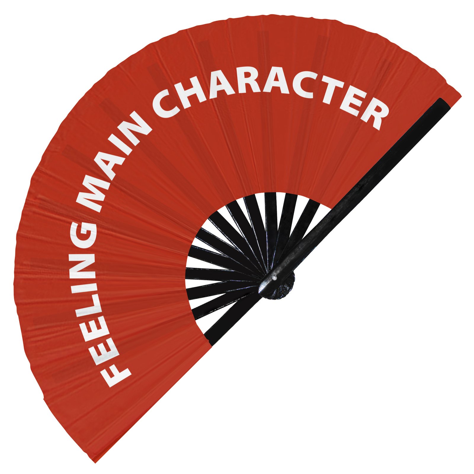 Feeling Main Character - Clack Folding Rave & Festival Hand Fan - Image 7