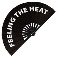 Feeling The Heat - Clack Folding Rave & Festival Hand Fan