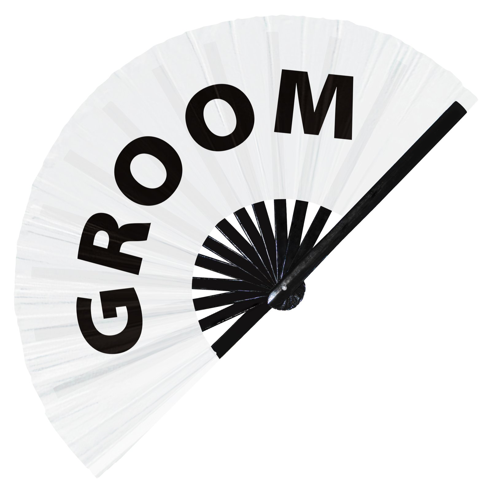 Groom - Clack Folding Rave & Festival Hand Fan - Image 8