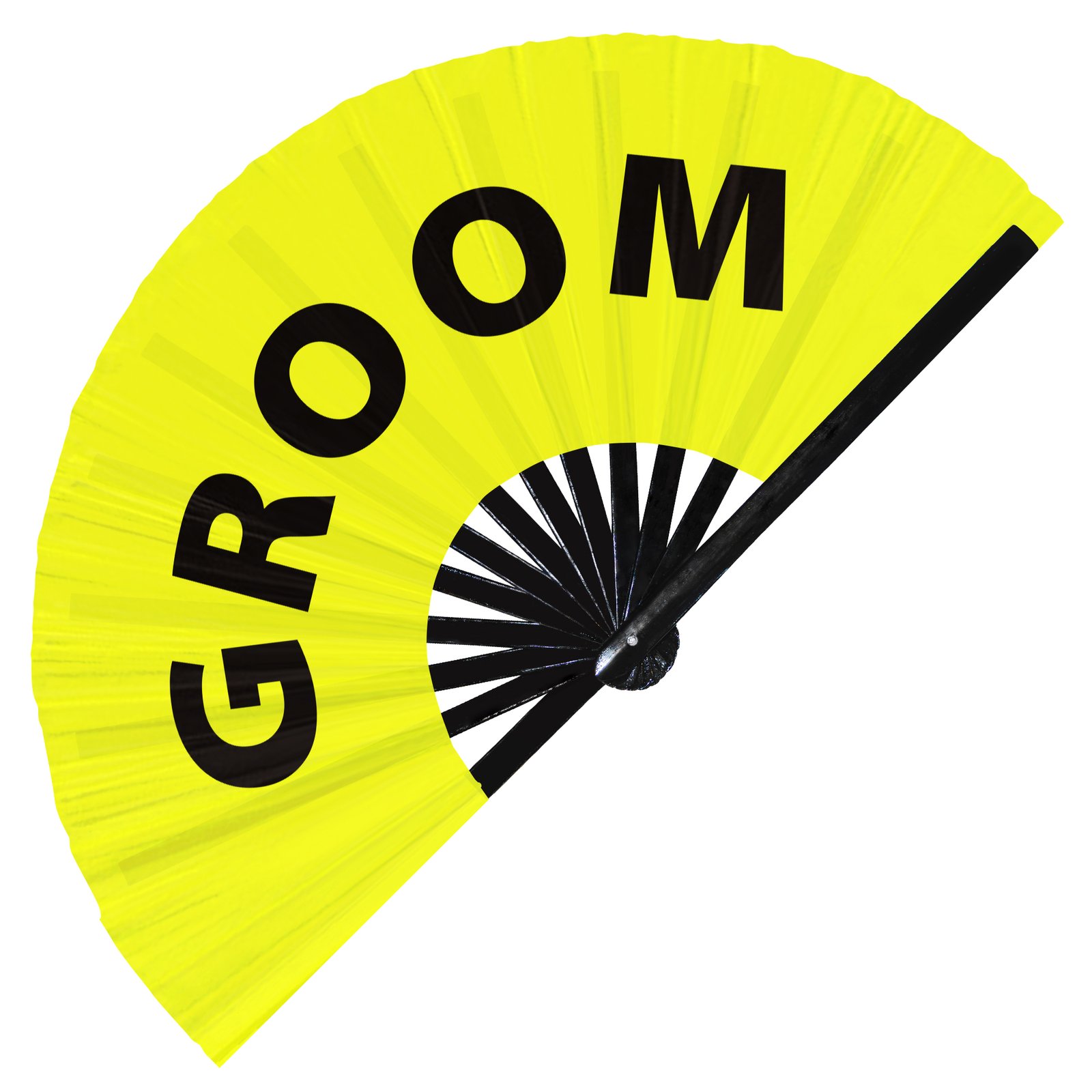 Groom - Clack Folding Rave & Festival Hand Fan - Image 9