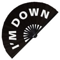I'm Down - Clack Folding Rave & Festival Hand Fan