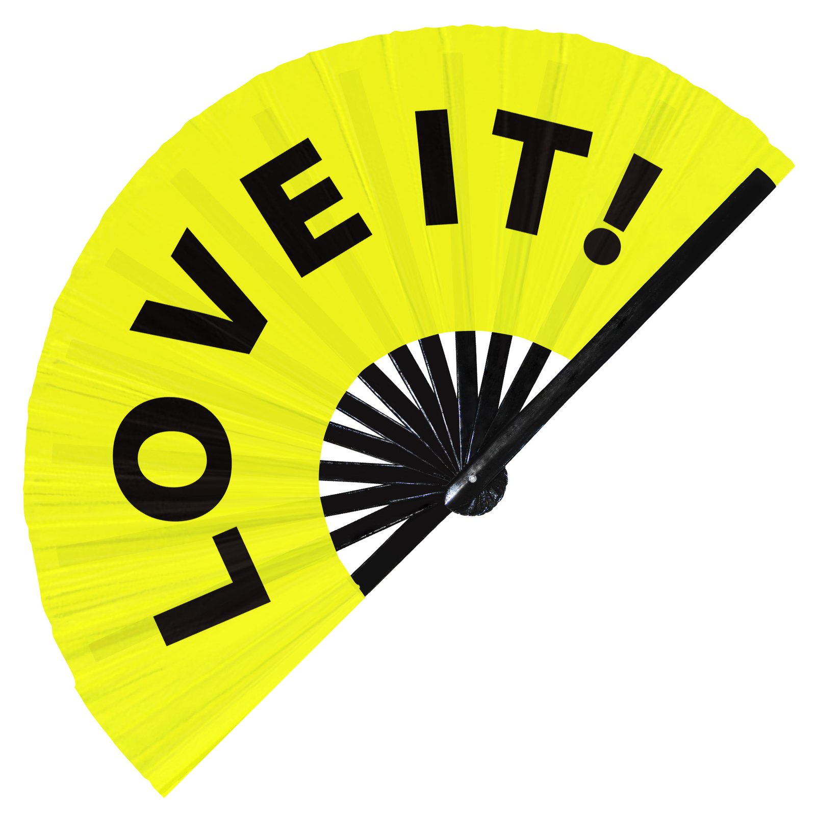 Love It! - Clack Folding Rave & Festival Hand Fan - Image 9