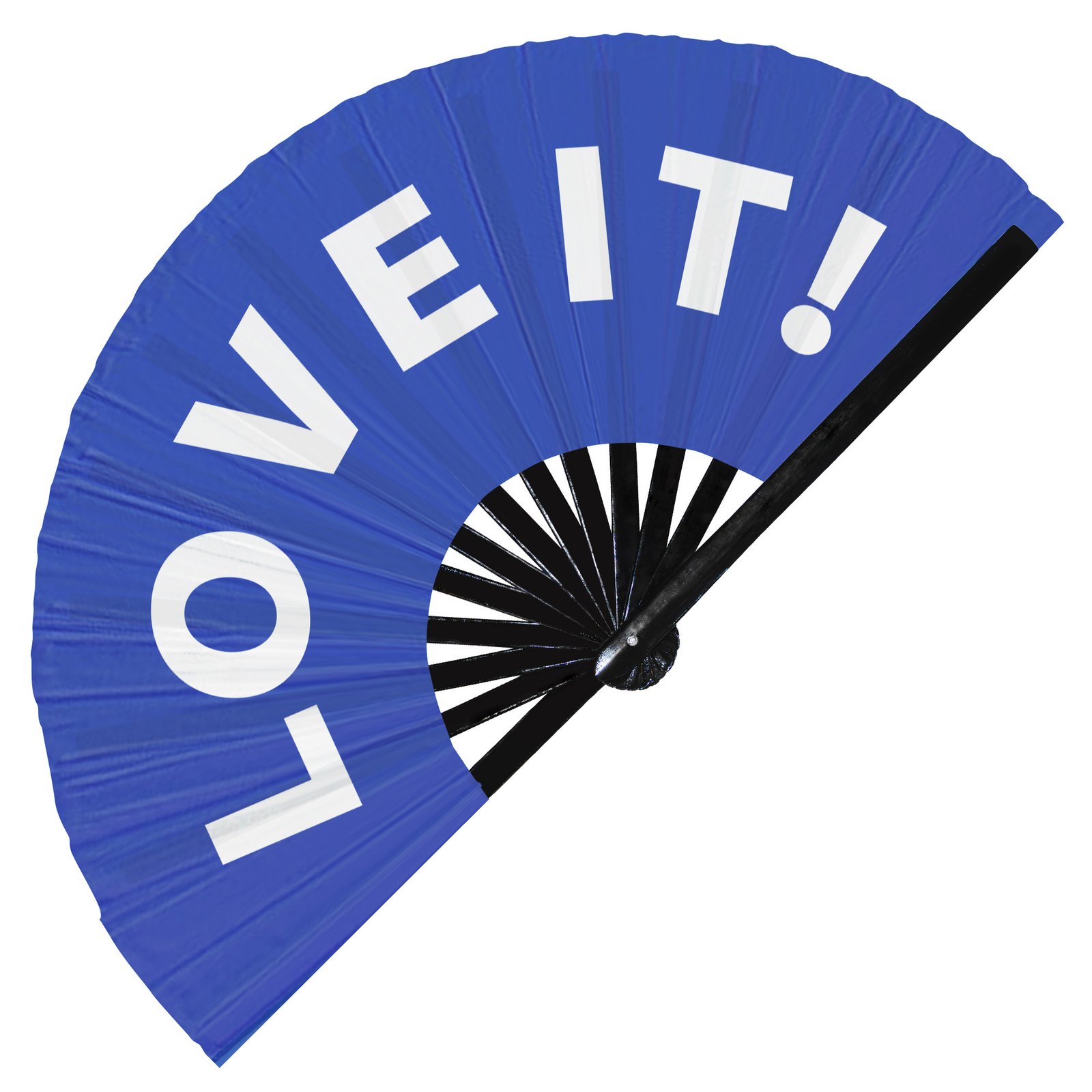Love It! - Clack Folding Rave & Festival Hand Fan - Image 3