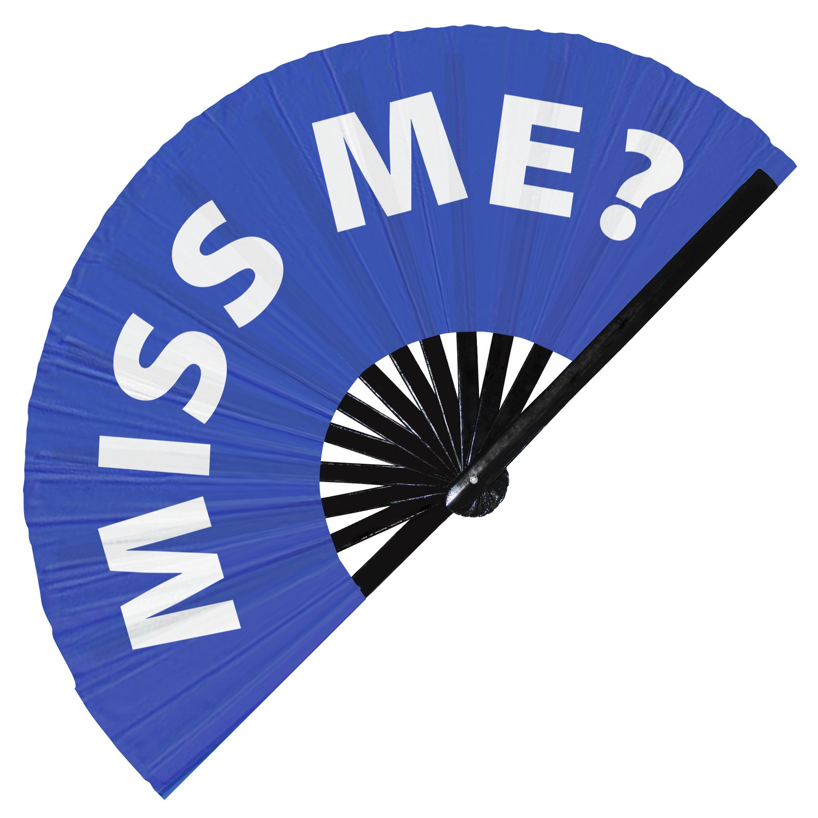 Miss Me? - Clack Folding Rave & Festival Hand Fan - Image 4