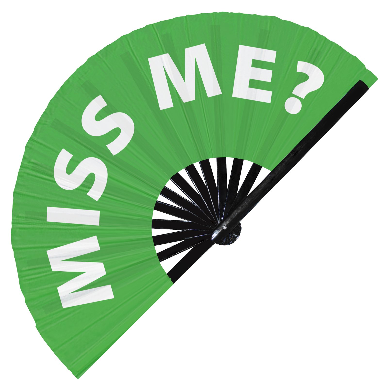 Miss Me? - Clack Folding Rave & Festival Hand Fan - Image 5