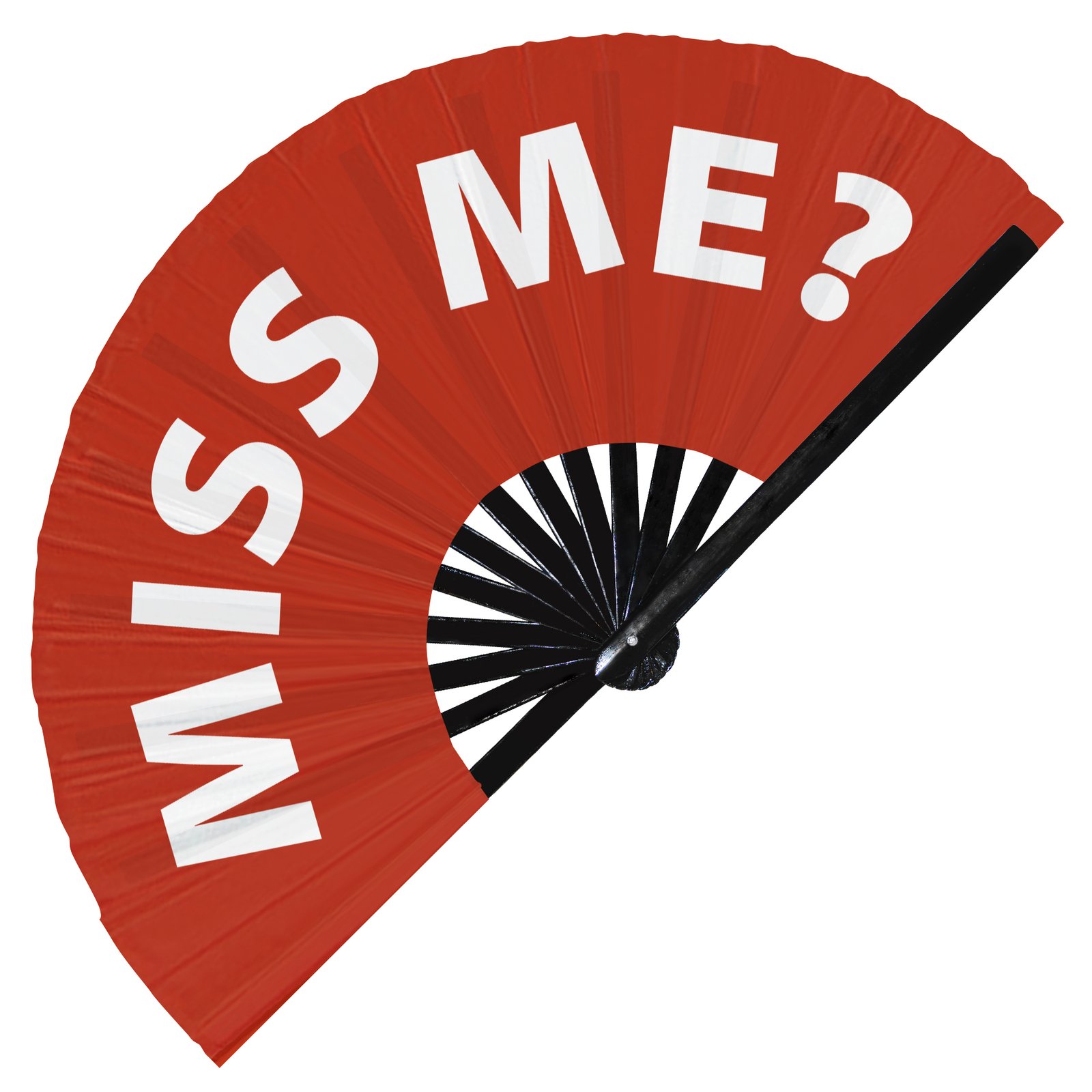 Miss Me? - Clack Folding Rave & Festival Hand Fan - Image 8
