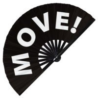 Move! - Clack Folding Rave & Festival Hand Fan