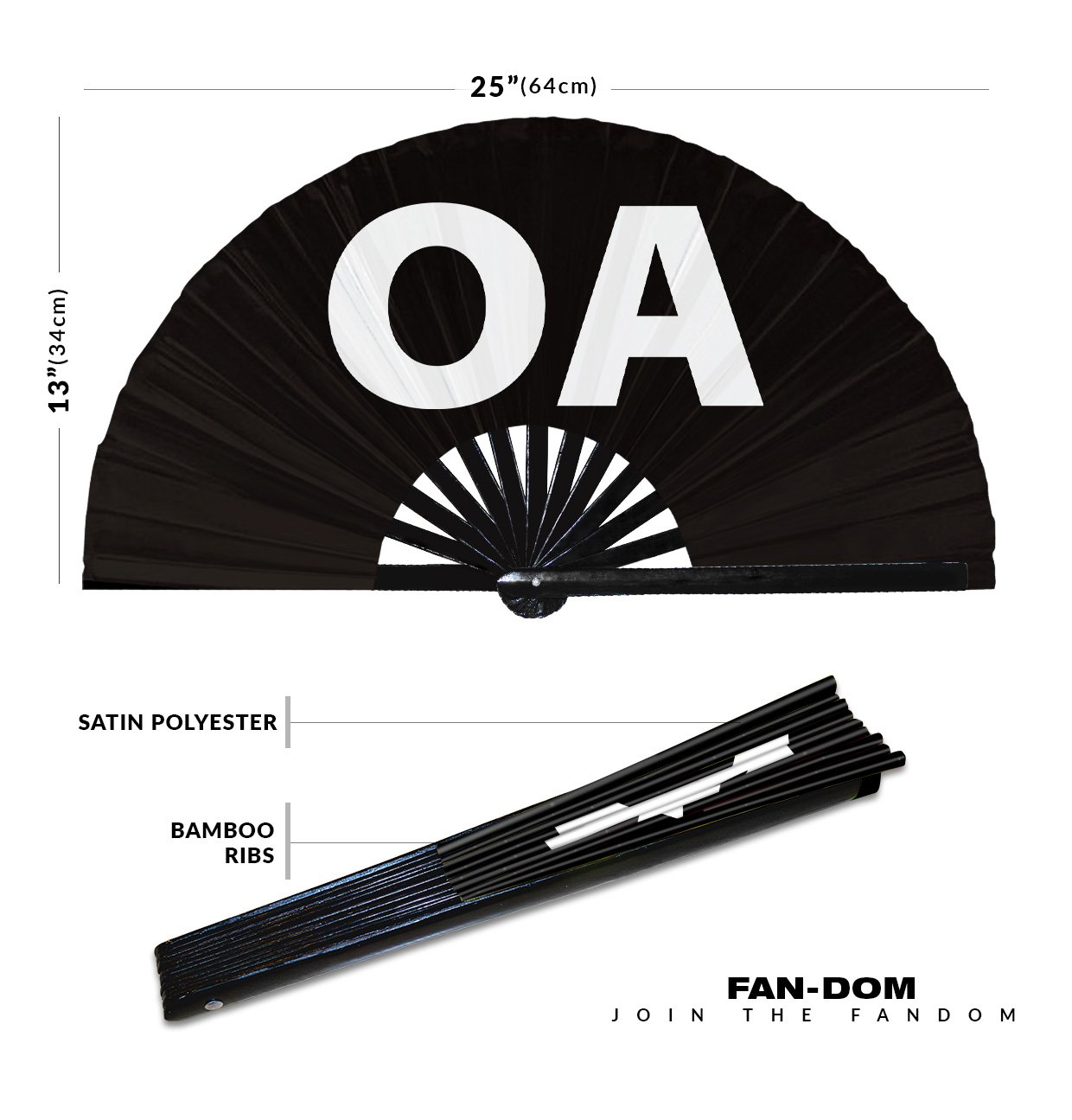 OA - Clack Folding Rave & Festival Hand Fan - Image 10