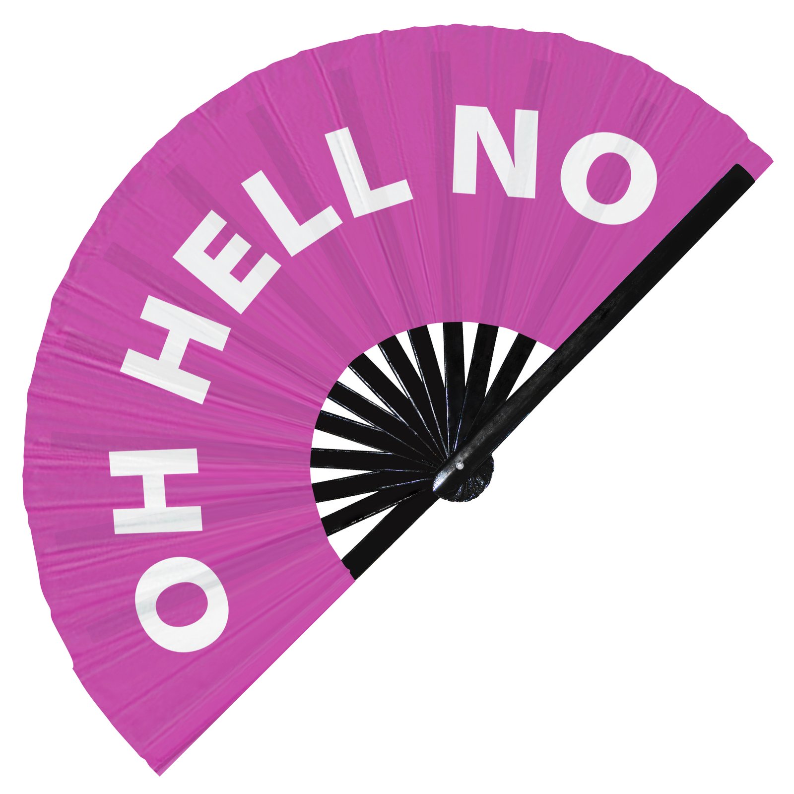 Oh Hell No - Clack Folding Rave & Festival Hand Fan - Image 6