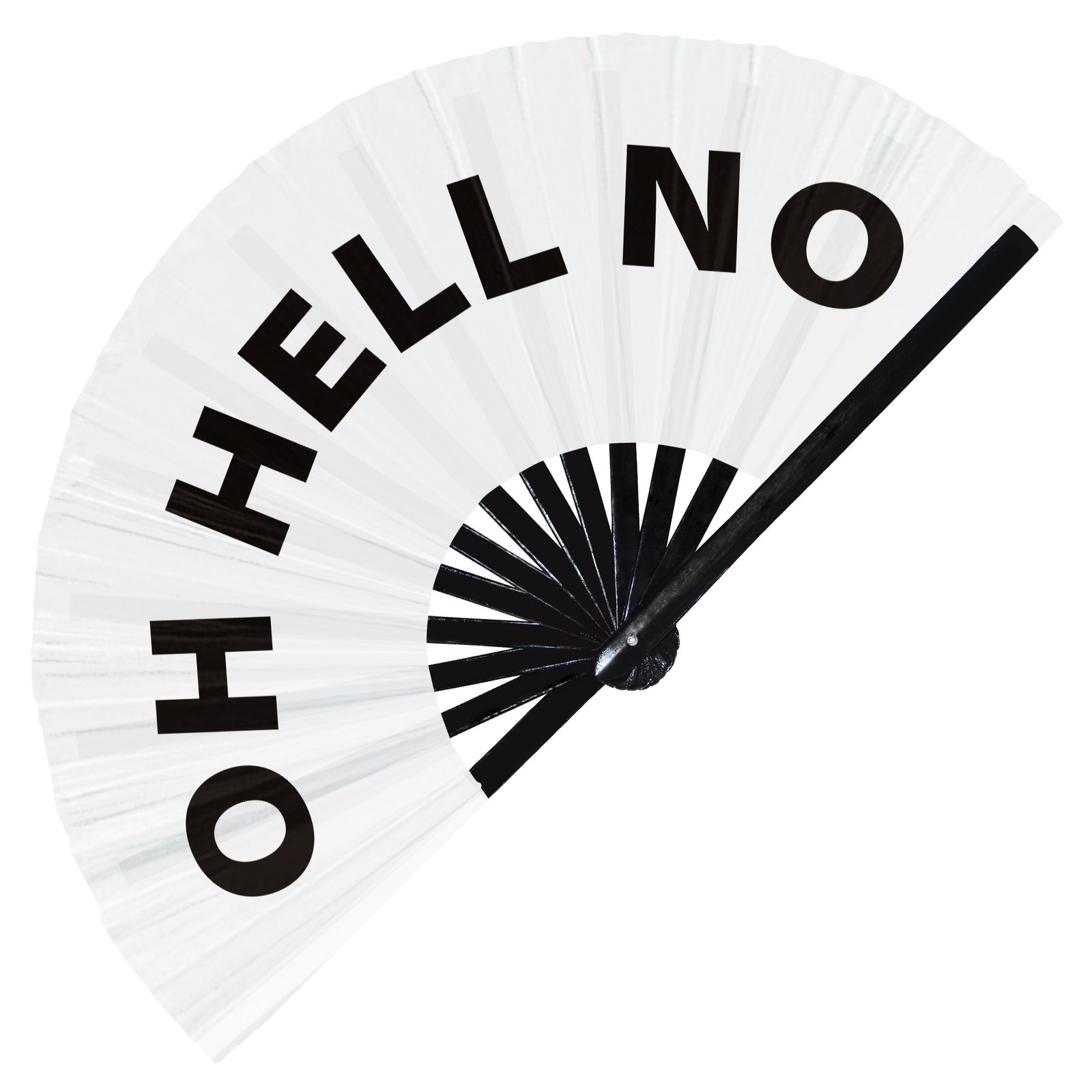 Oh Hell No - Clack Folding Rave & Festival Hand Fan - Image 9