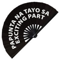 Papunta na tayo sa exciting part - Clack Folding Rave & Festival Hand Fan